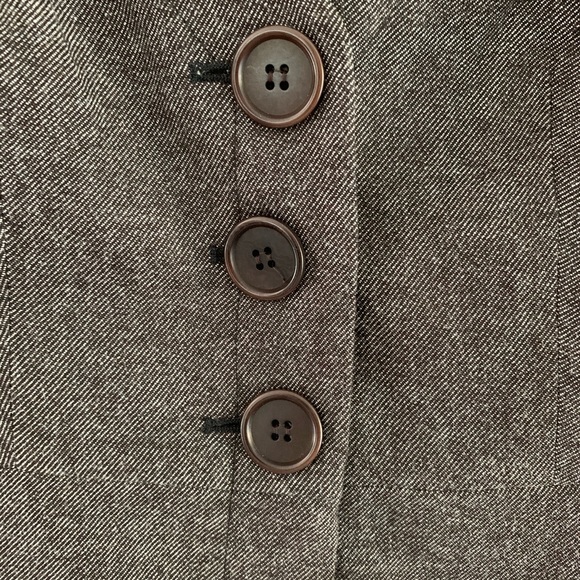 Trina Turk Brown Jacket, Size 6 - Picture 5 of 8